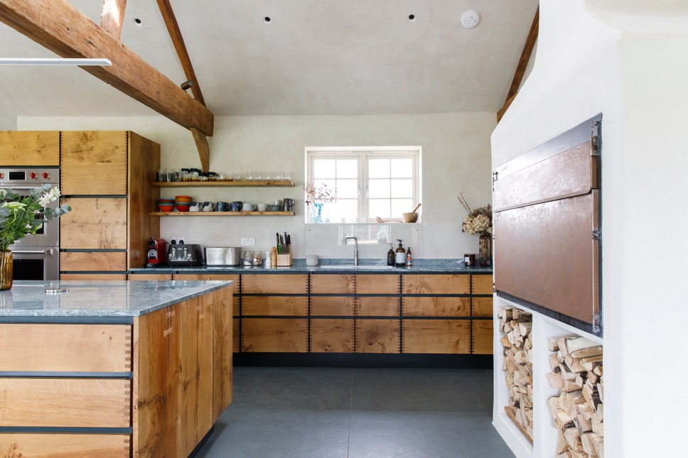 handmade modern farmhouse kitchen
